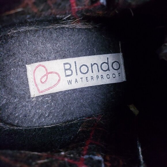 Blondo Womens Samara Waterproof Ankle Booties Black Suede Size 7.5 Side Zip - Picture 10 of 11